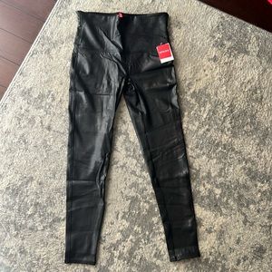 NWT Spanx Faux Leather Leggings